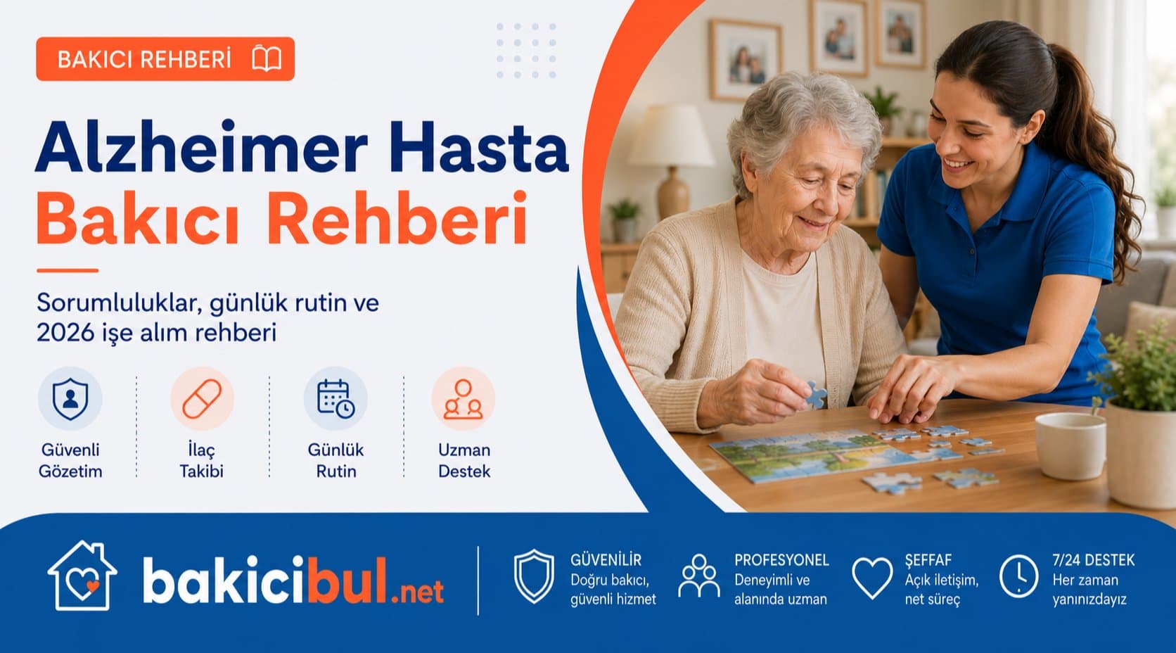 Alzheimer Hasta Bakıcı — Sorumluluklar, Günlük Rutin ve 2026 İşe Alım Rehberi